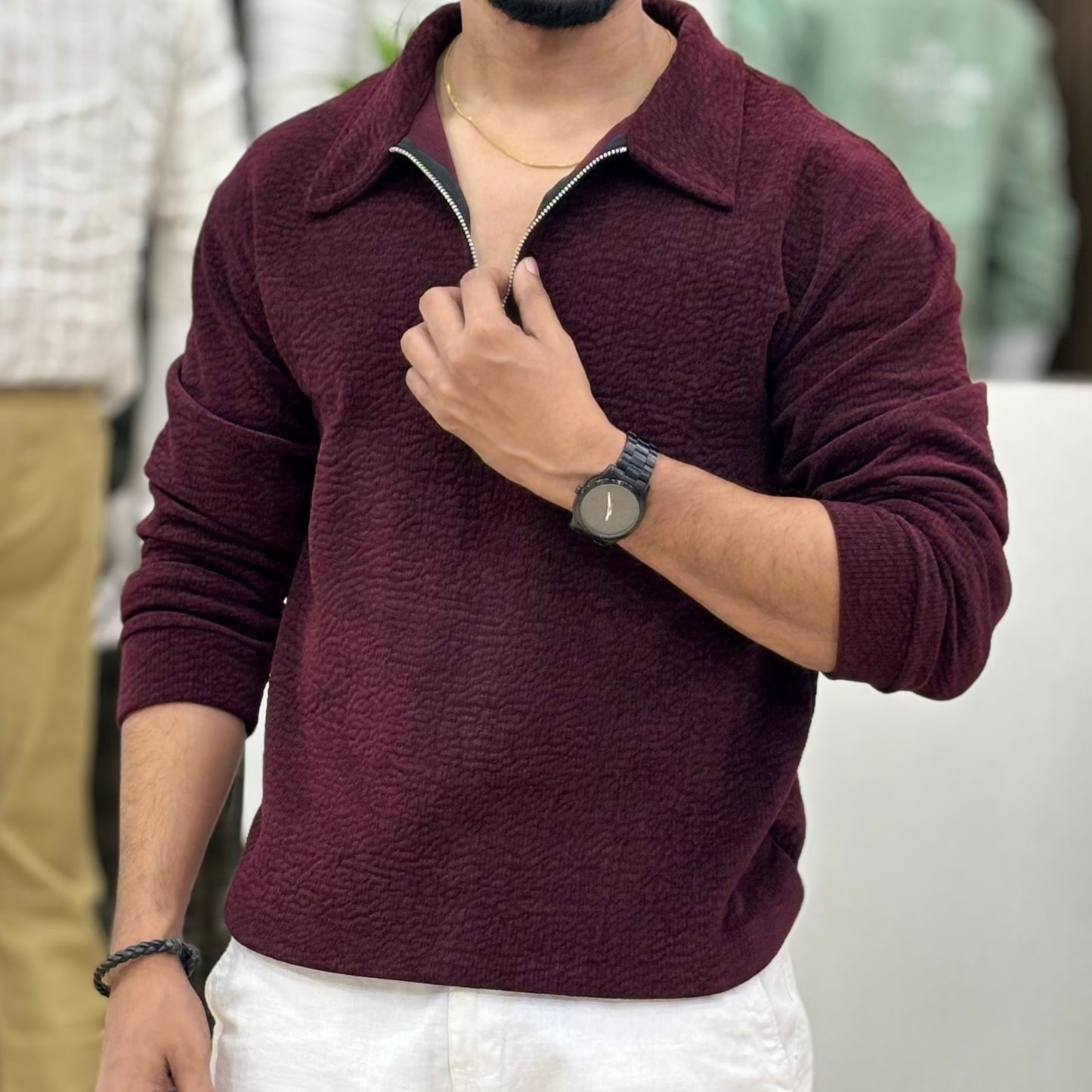 IMP Zipper Full Sleeves T-shirt