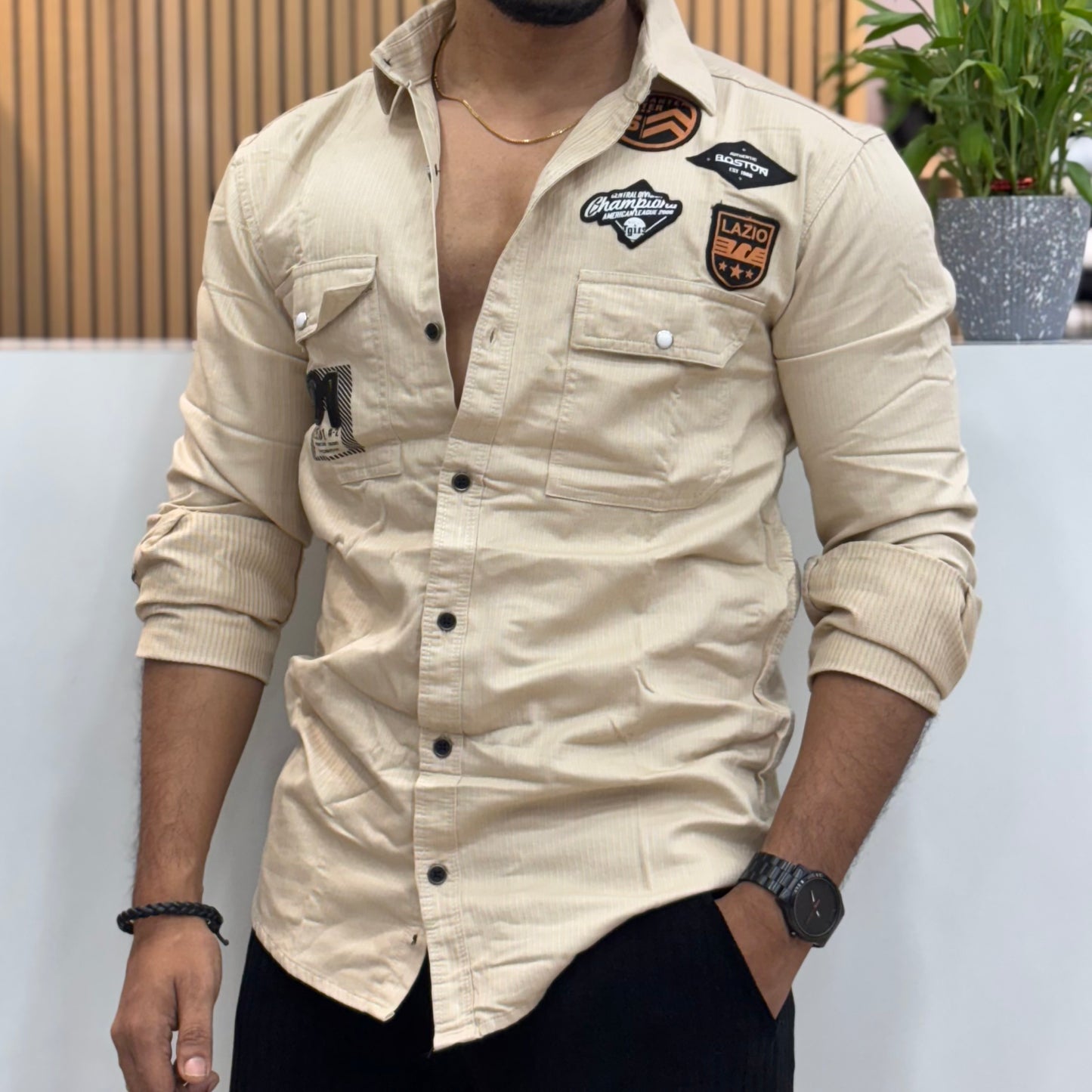 IMP Double Pocket Shirt Badge