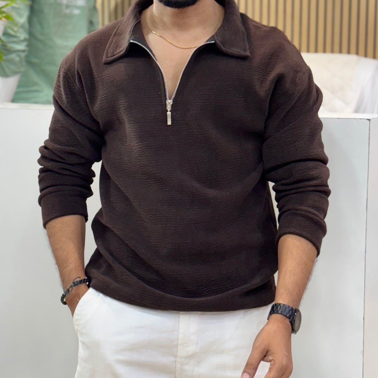 IMP Zipper Full Sleeves T-shirt