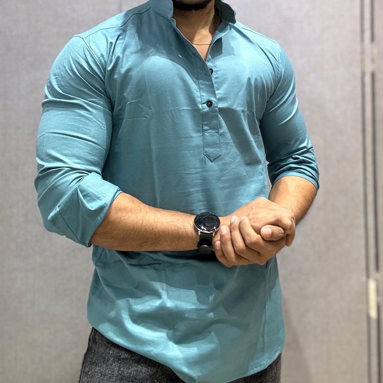 Aqua Short Kurta