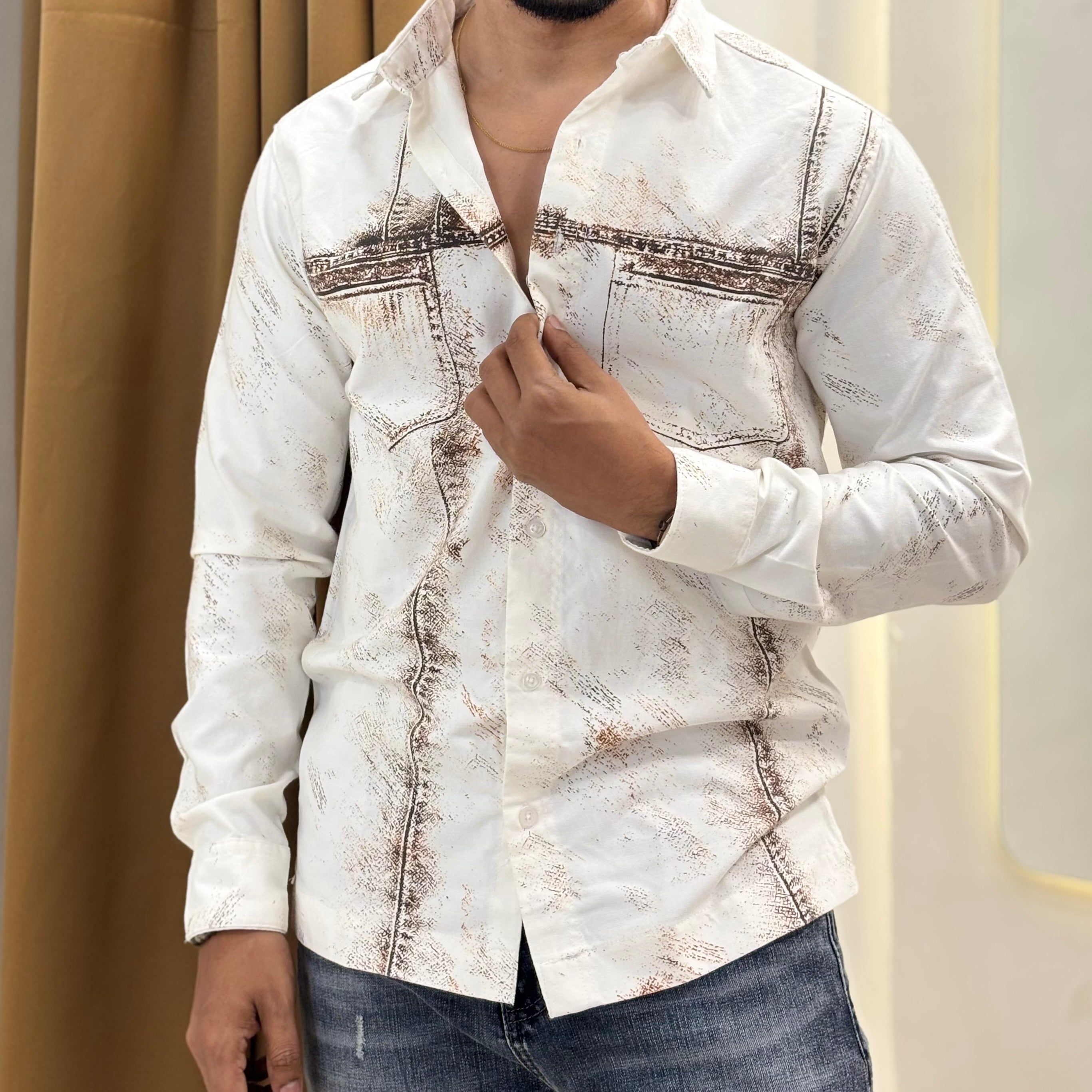 Premium Abstract Print Shirt