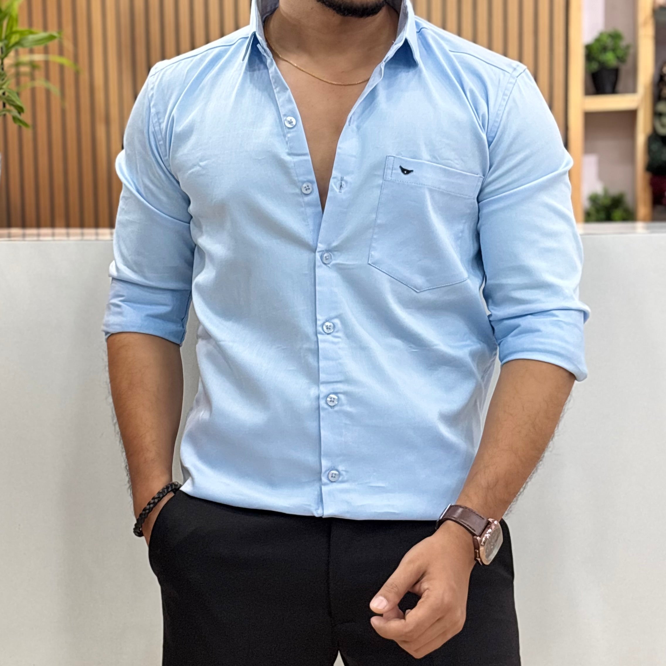 Premium Men’s Solid Shirt