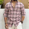 Cotton Check Shirt for Men