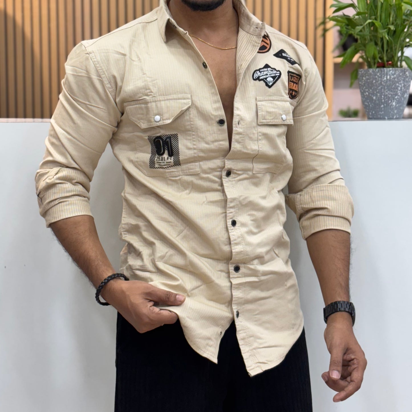 IMP Double Pocket Shirt Badge