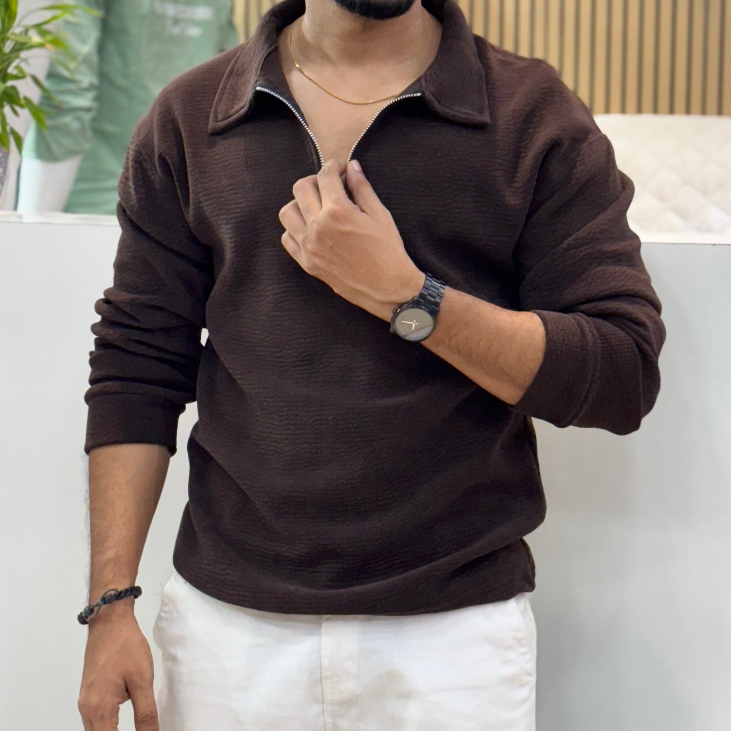 IMP Zipper Full Sleeves T-shirt