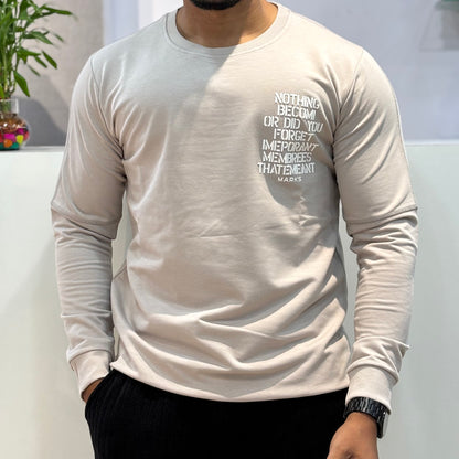 Full Sleeve Back Print Tshirt