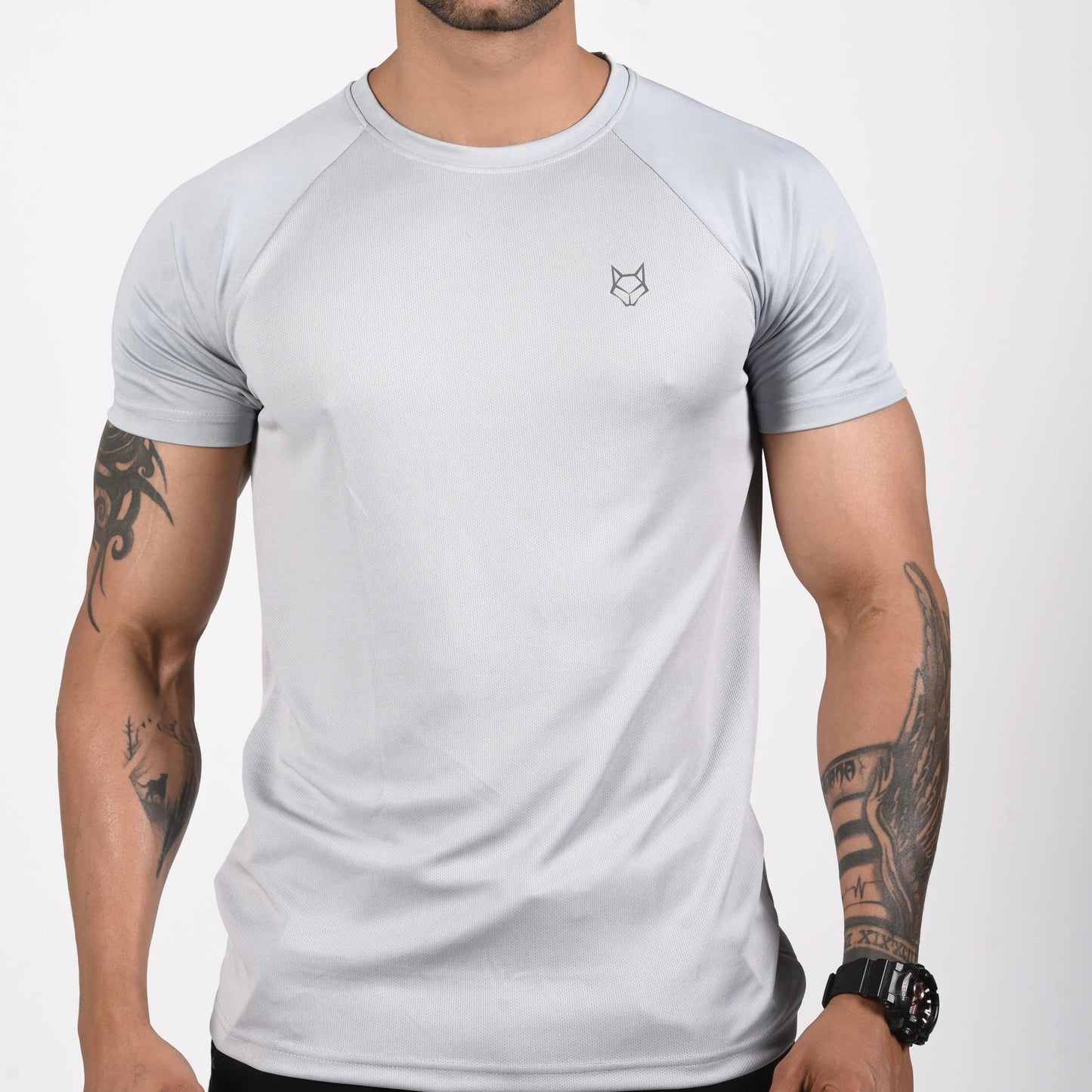 Aura Textured T-shirt Grey