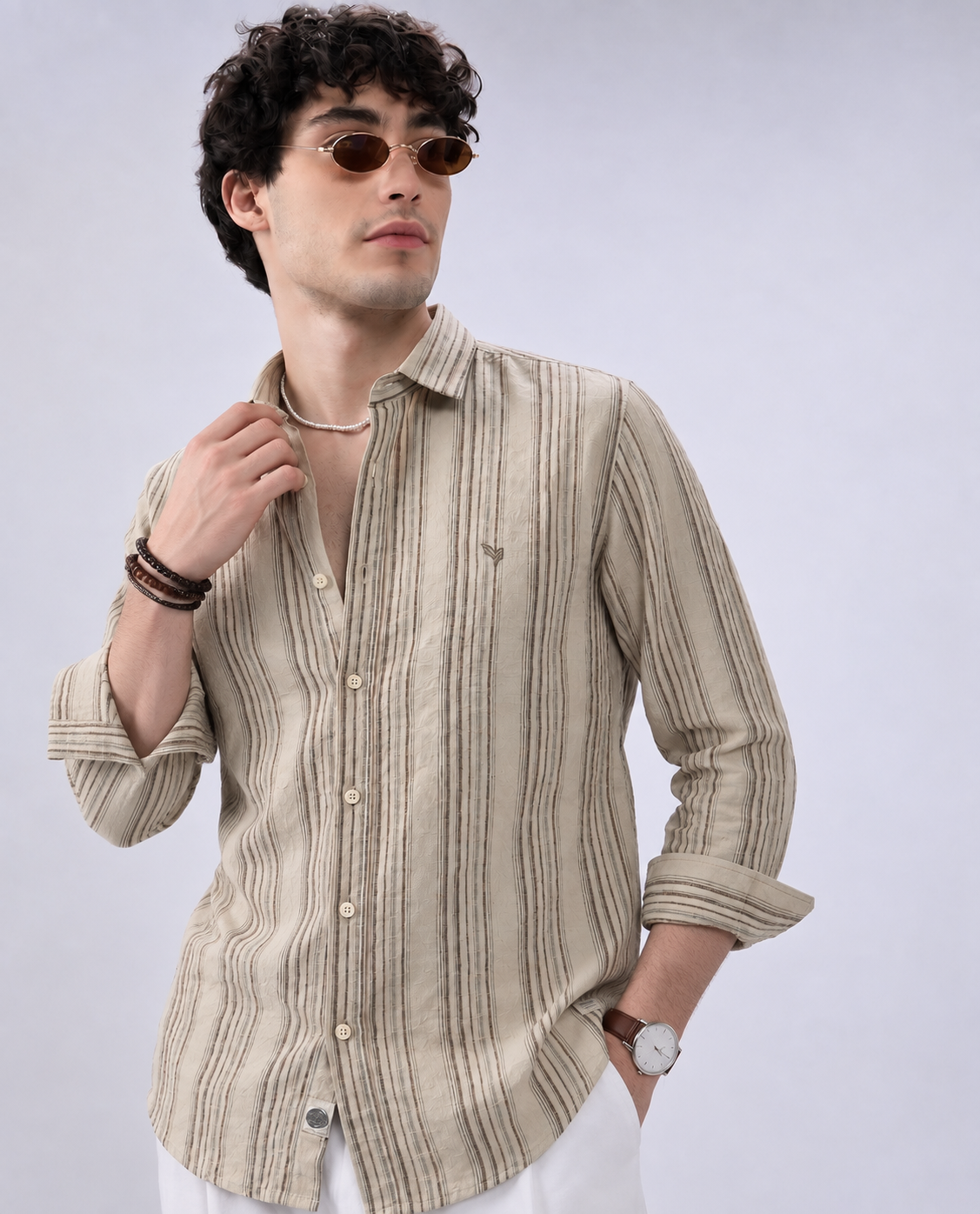 Premium Casual Shirt - Beige