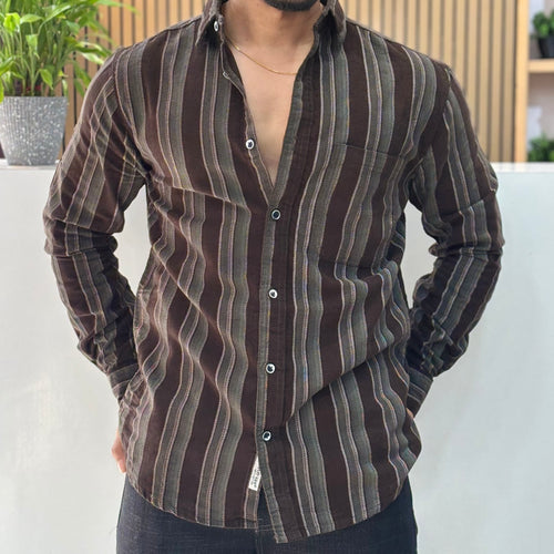 Corduroy Striped Shirt