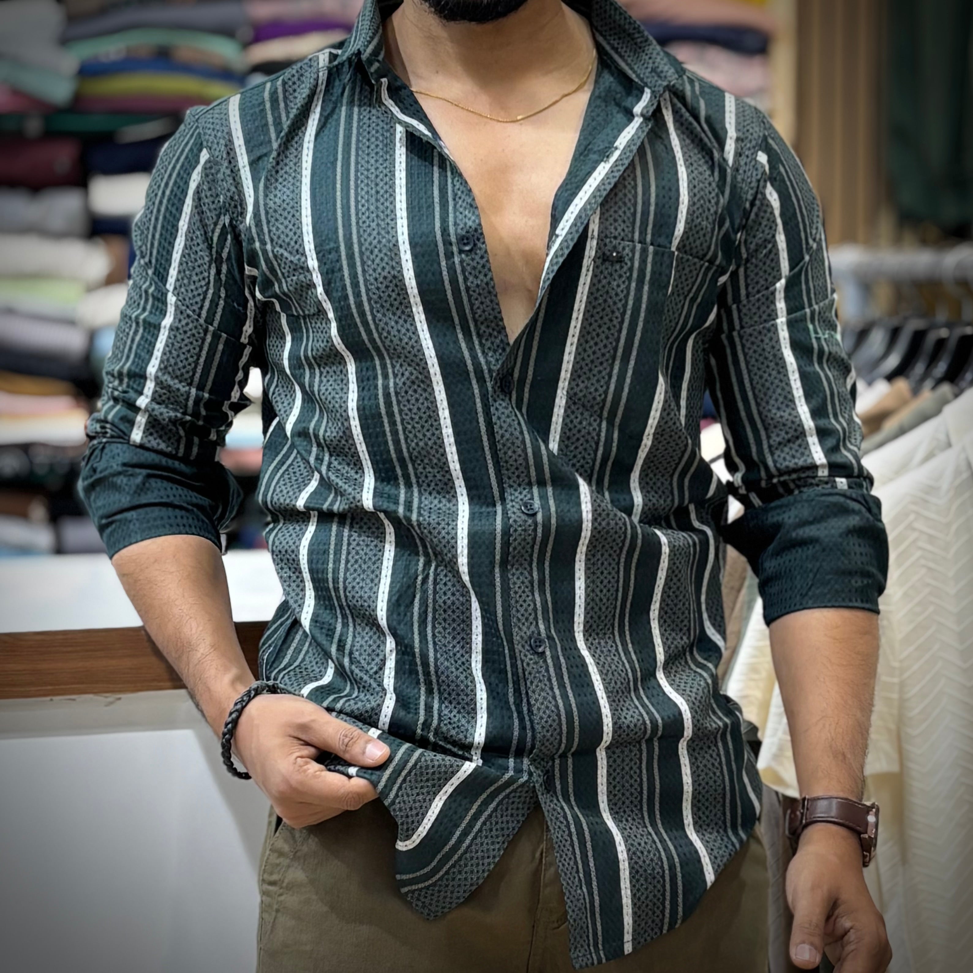 Striped Casual Shirt