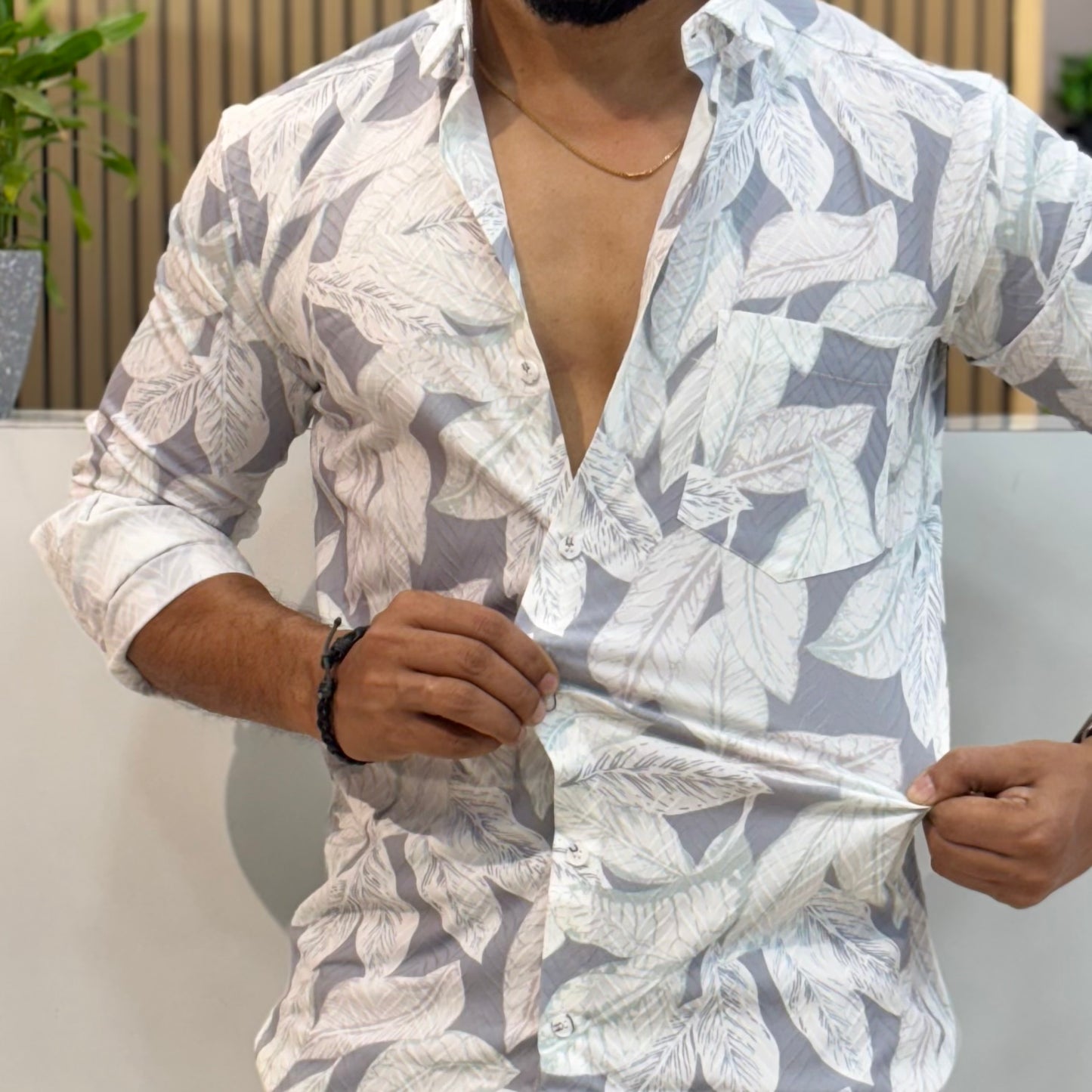 IMP Leaf Digital Print Shirt