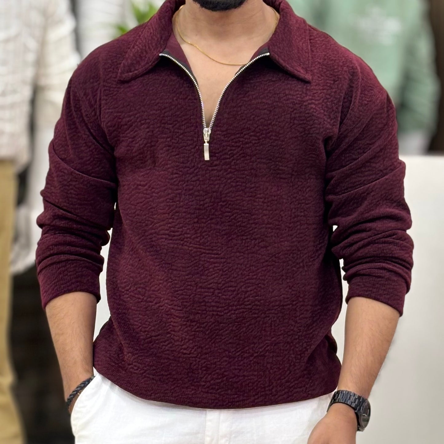 IMP Zipper Full Sleeves T-shirt