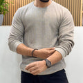 Premium Knit Crew Neck Tshirt - Grey