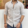 Classic Linen Shirt Grey