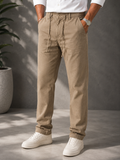 Premium Linen Cotton Drawstring Pants