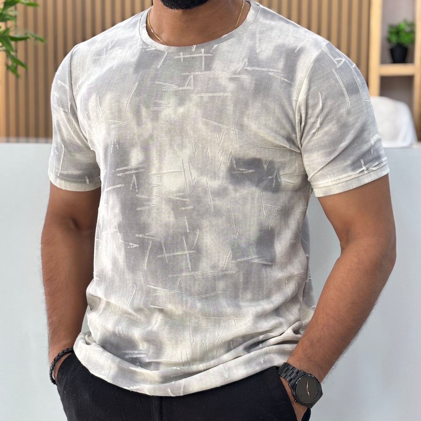 Imported Tie Dye Half-Tshirt