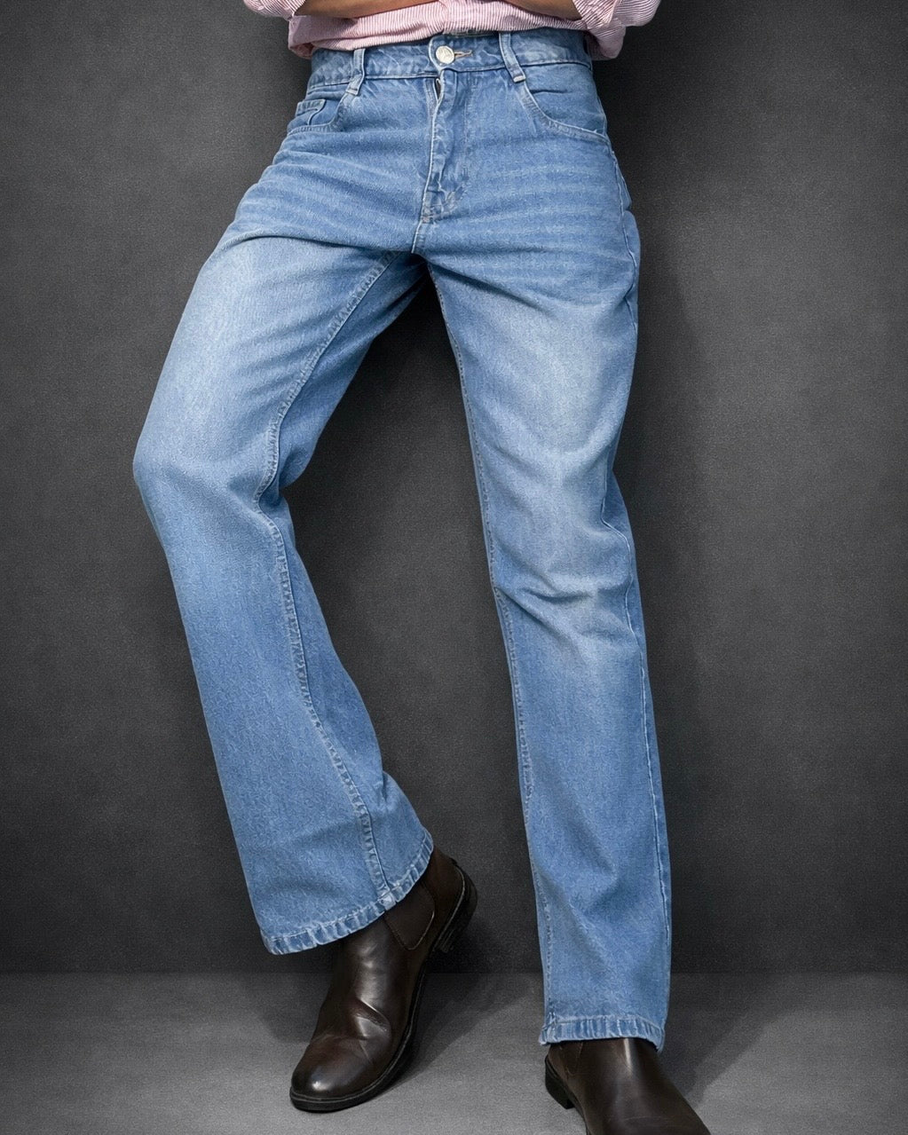 Light Blue Bootcut Denim Jeans