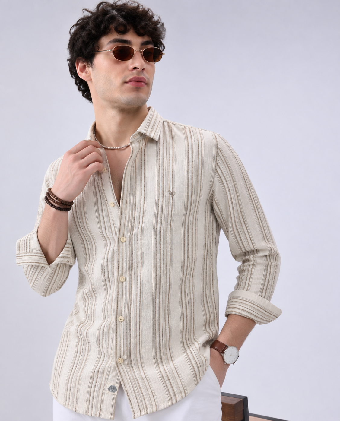 Premium Casual Shirt - Ivory