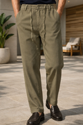 Linen Blend Cotton Pant