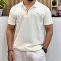 Half Sleeve Zip Polo T-Shirt