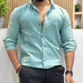 Premium Men’s Solid Shirt Mint Green