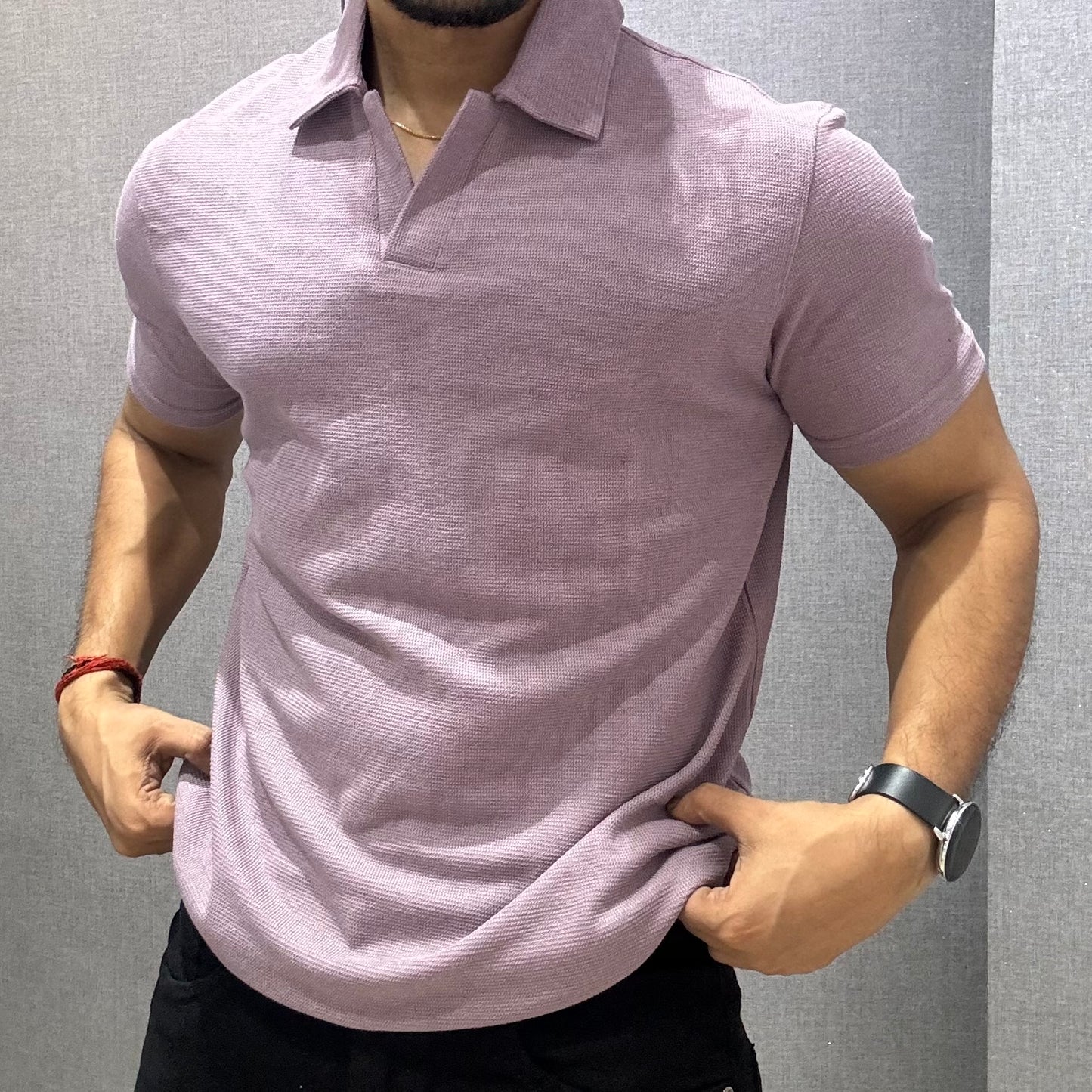 Purple Collar T-shirt