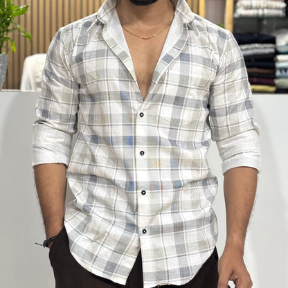 Cotton Check Shirt