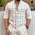 Pastel Multicolor Plaid Shirt