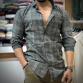Texture Green Check Shirt