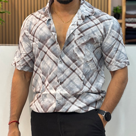 Digital Print Half Sleeve Shirt