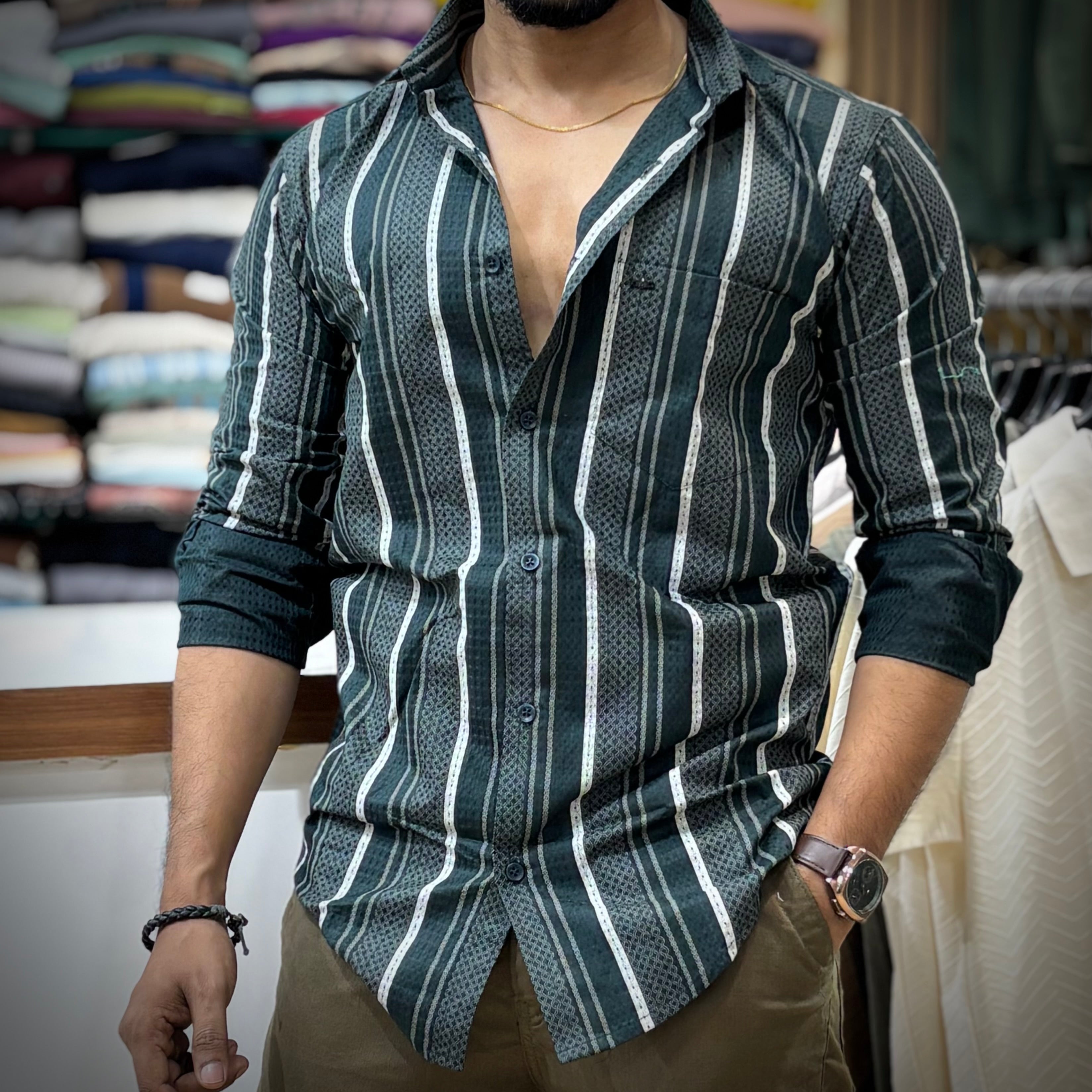 Striped Casual Shirt