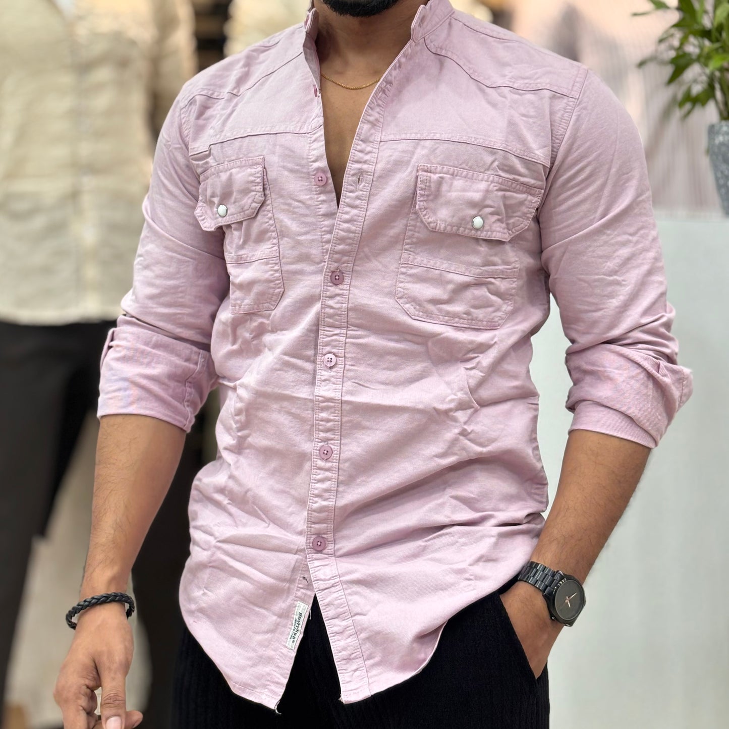 RFD Mandarin Collar Double Pocket Onion