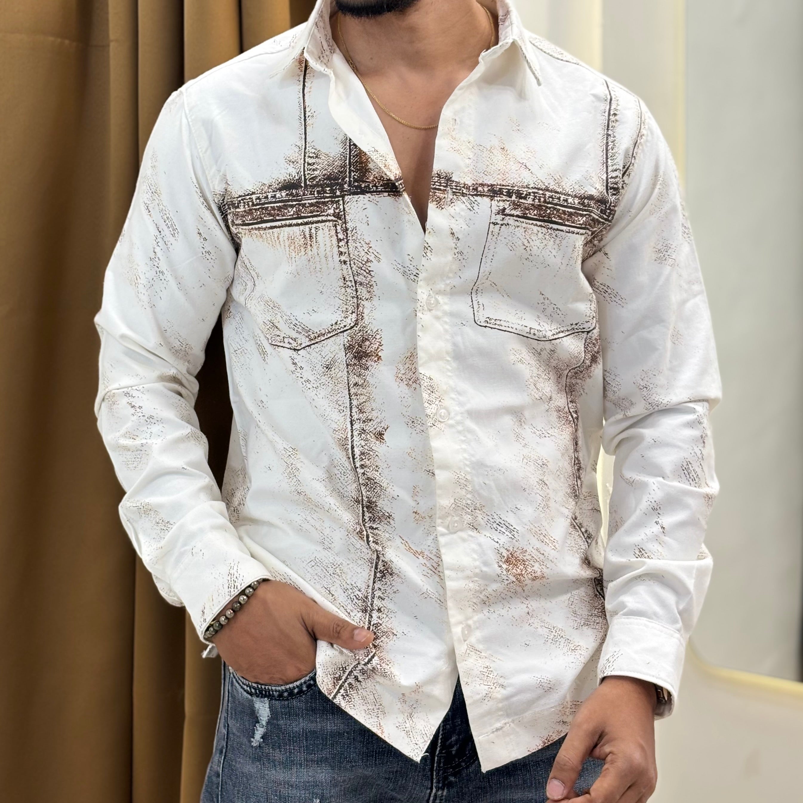 Premium Abstract Print Shirt