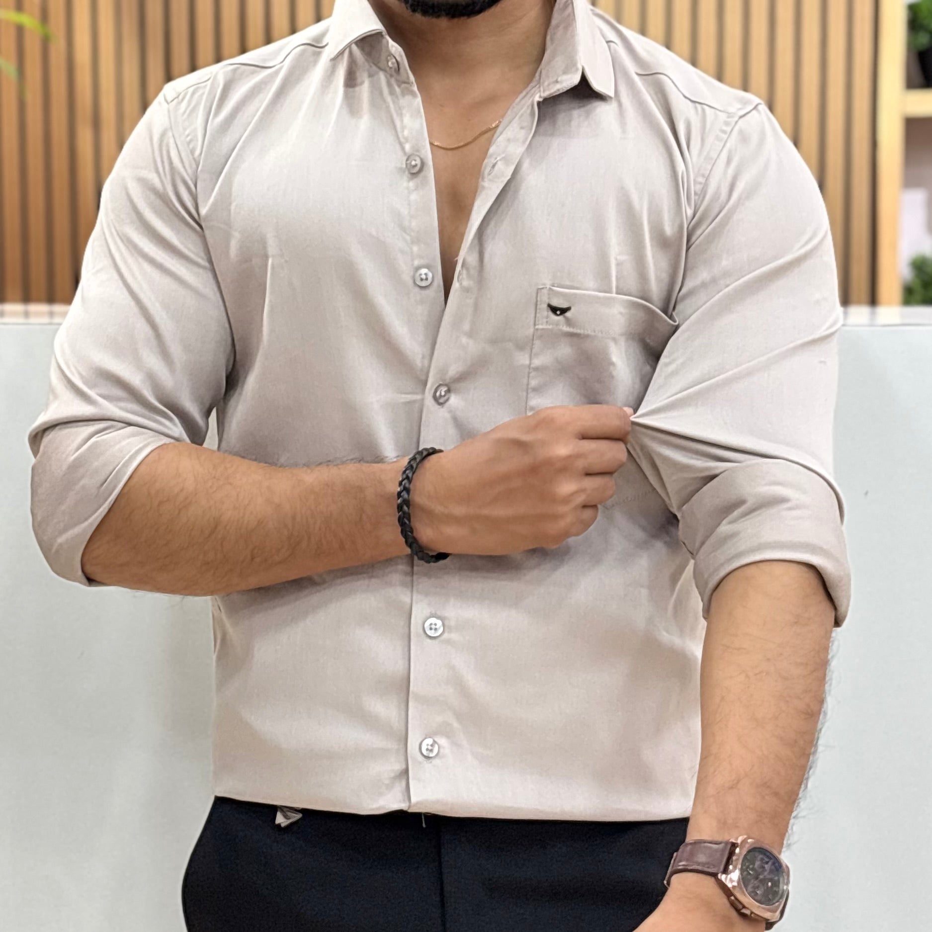 Premium Men’s Solid Shirt