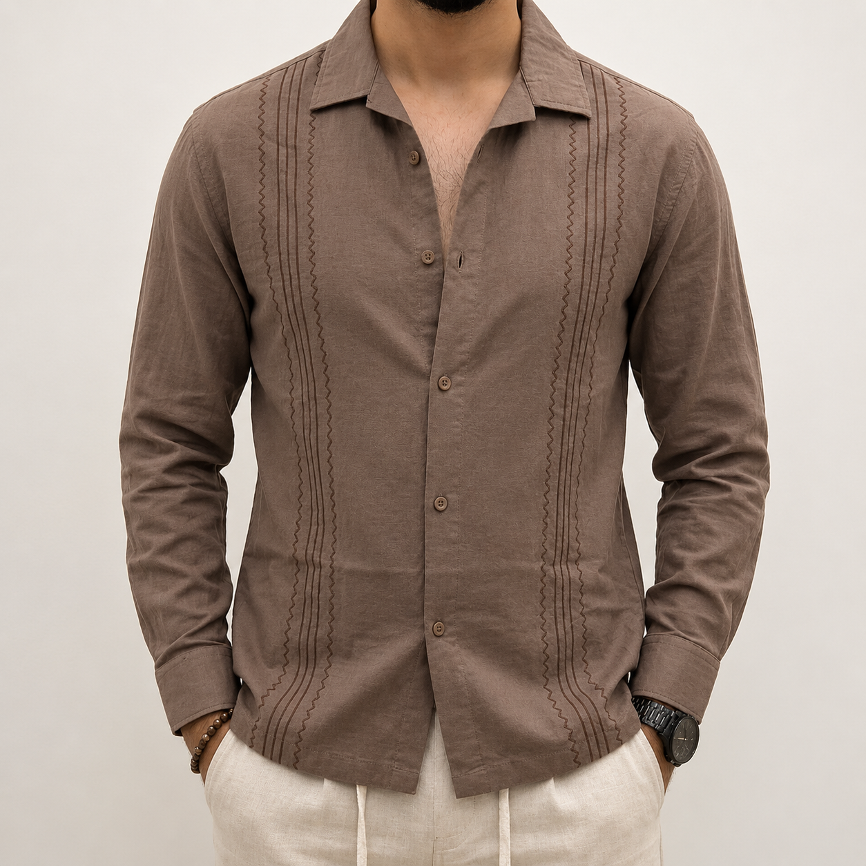 Premium Boxy Fit Linen Shirt