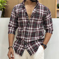 Cotton Check Shirt for Men