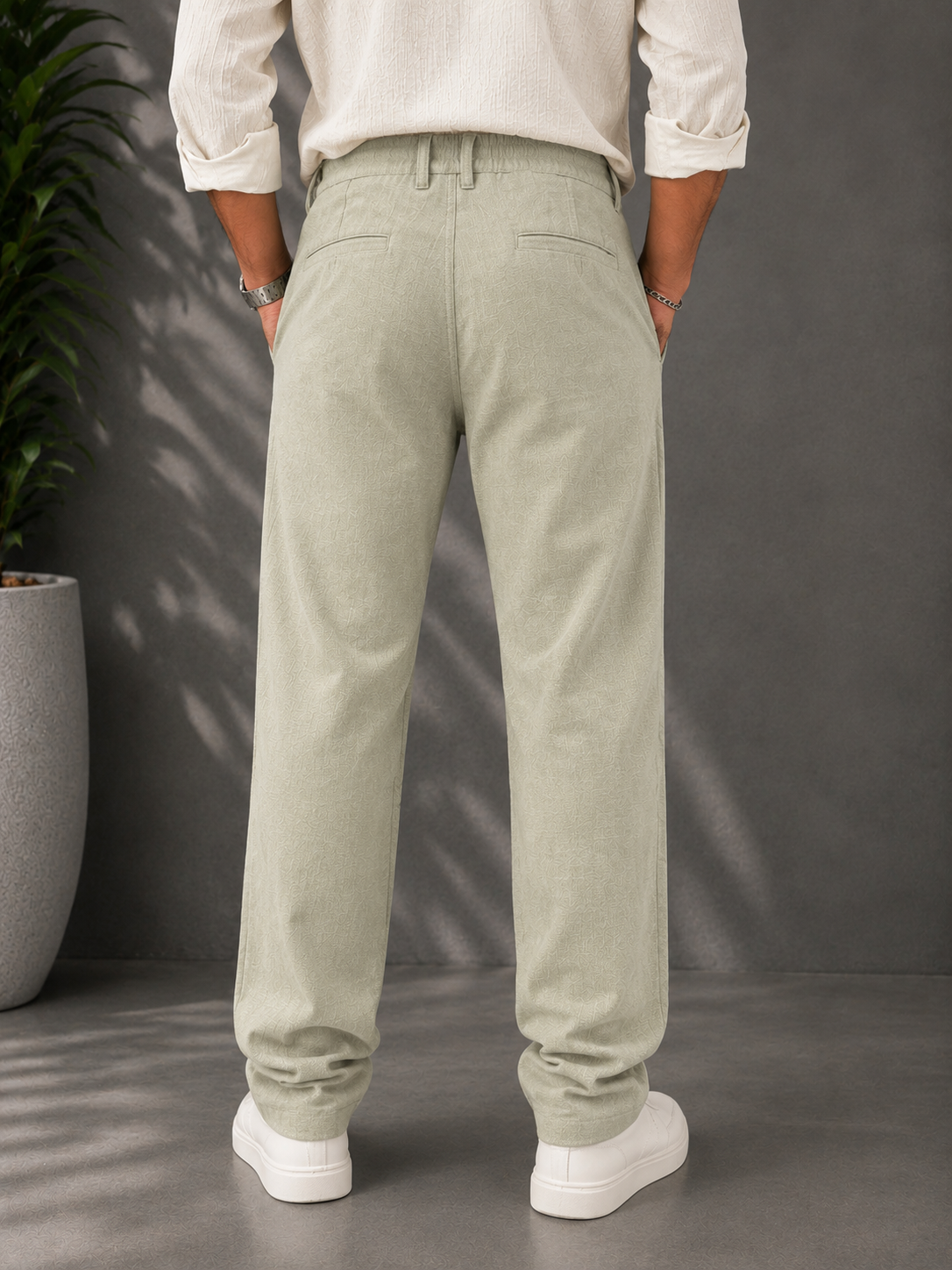 Premium Linen Cotton Drawstring Pants