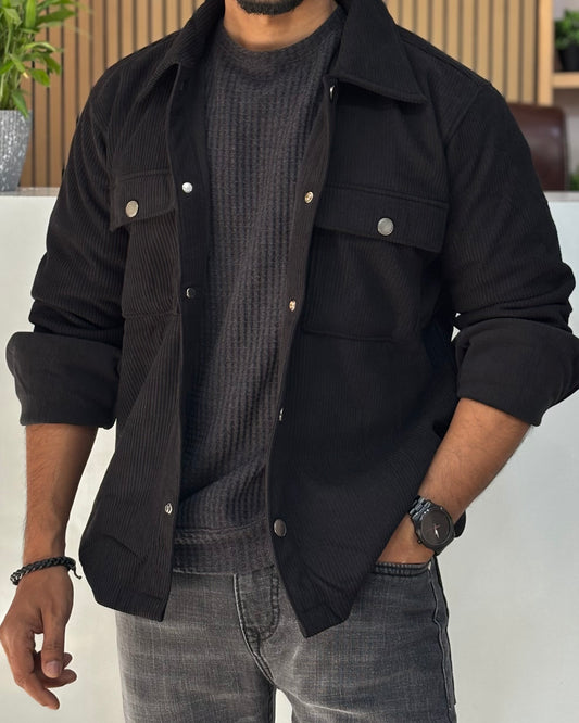 Black Corduroy Jacket