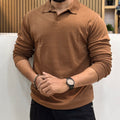 Rust Brown Old Money Polo T-Shirt