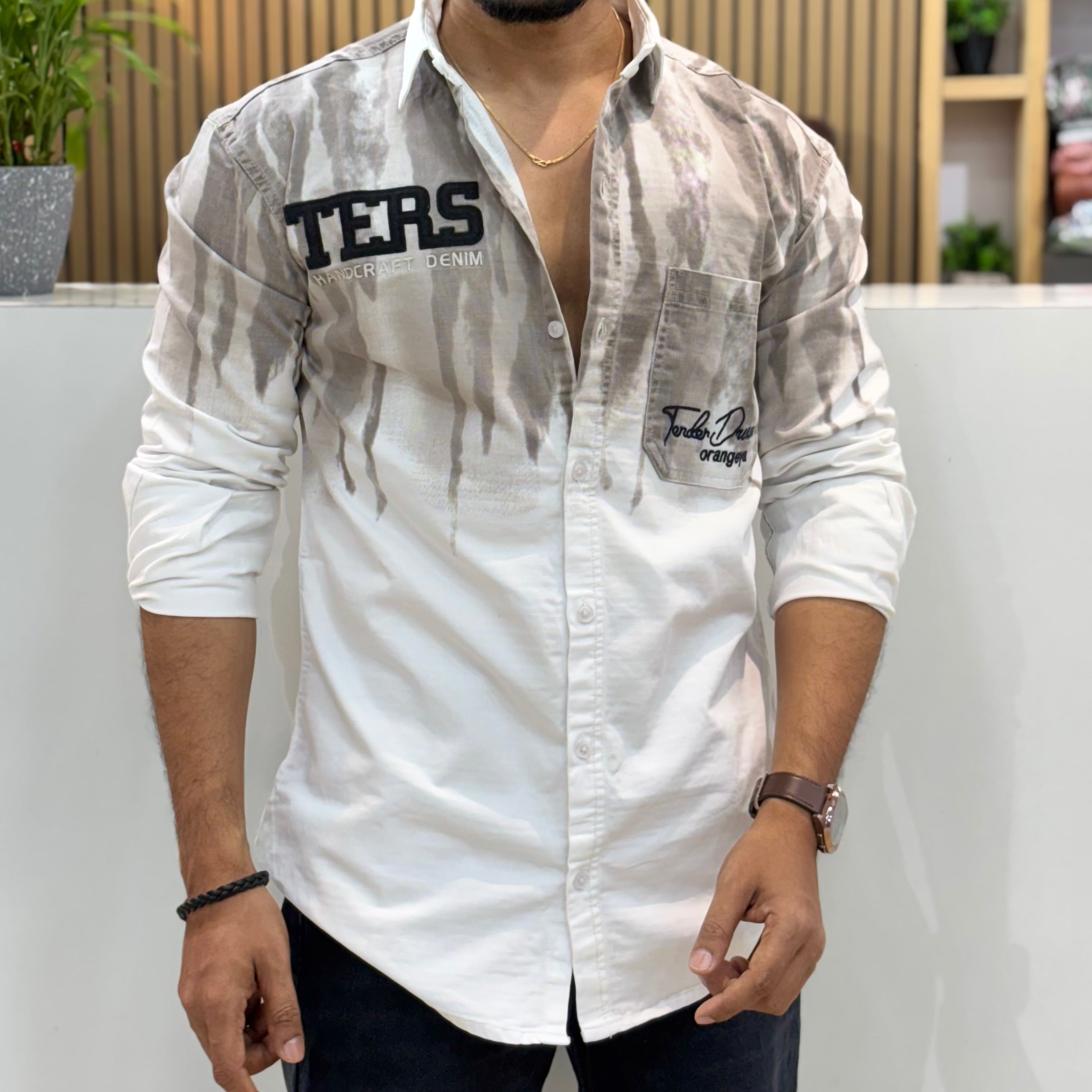Premium Tie-Dye Casual Shirt
