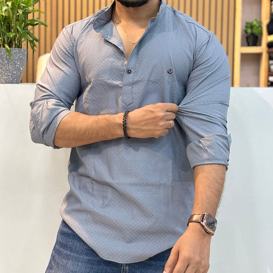 Grey IMP Short Kurta