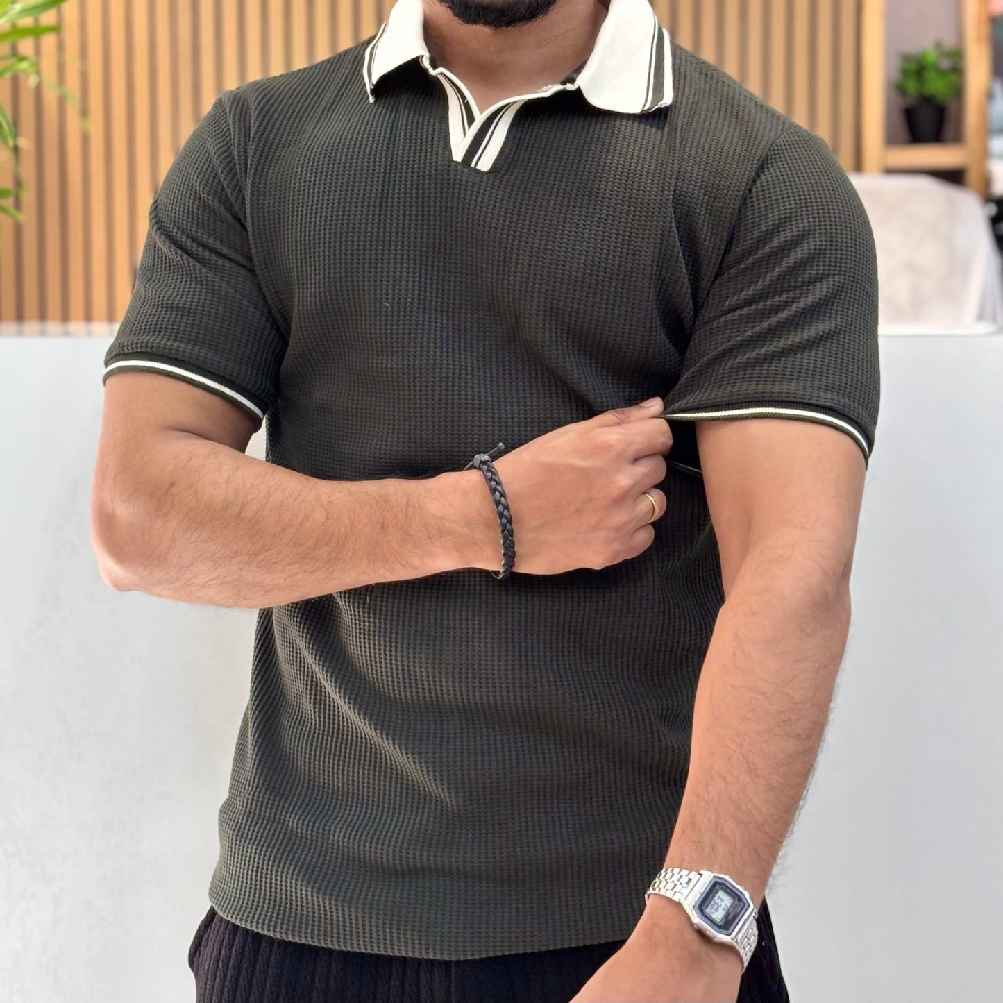 Old Money Polo T-shirt Green