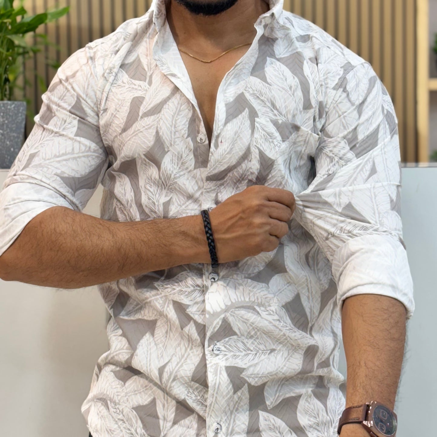 IMP Leaf Digital Print Shirt