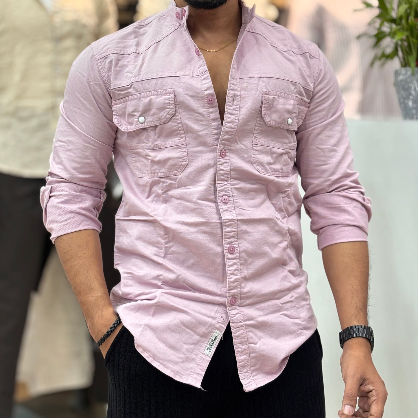 RFD Mandarin Collar Double Pocket Onion