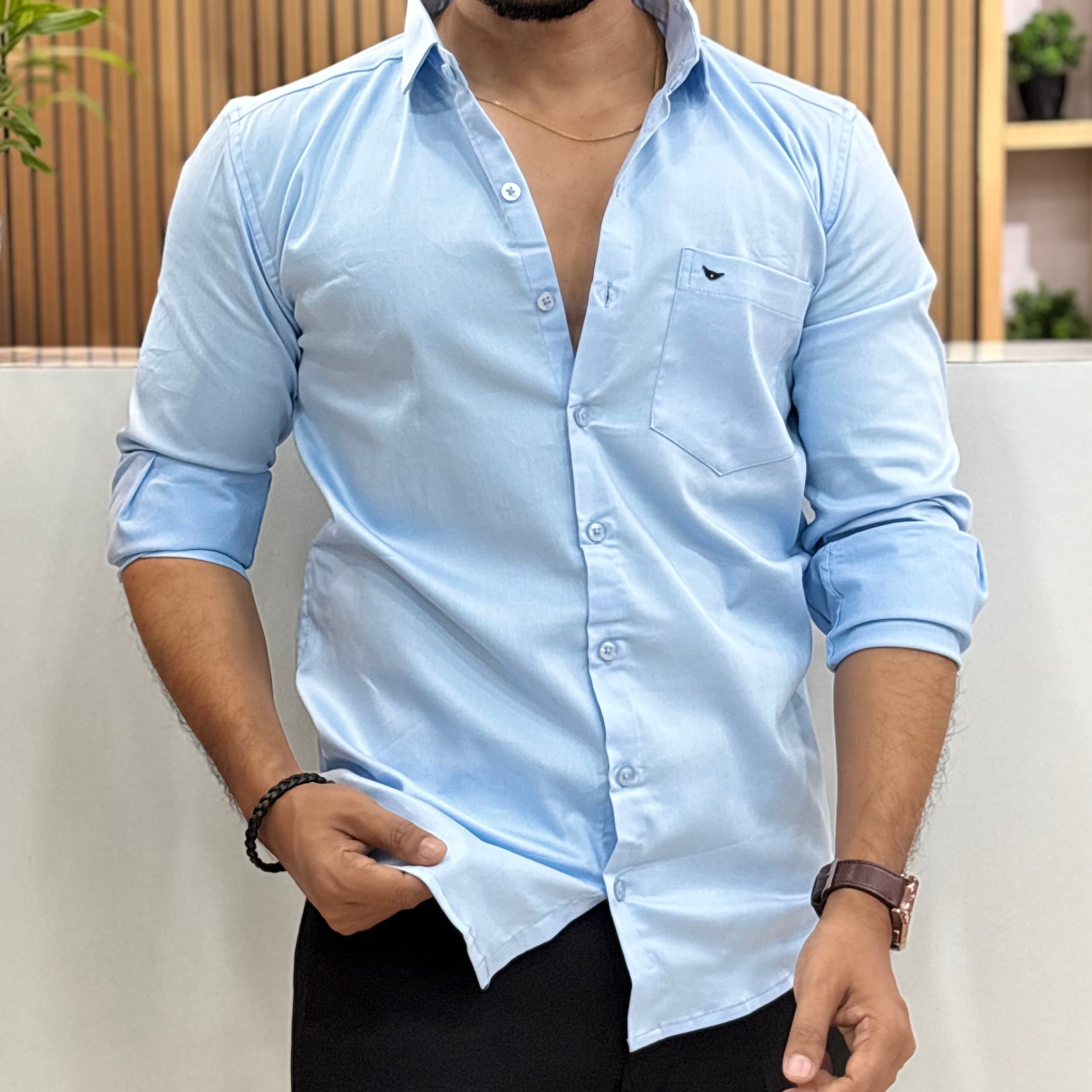 Premium Men’s Solid Shirt