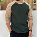 Waffle Raglan Full Sleeve T-Shirt