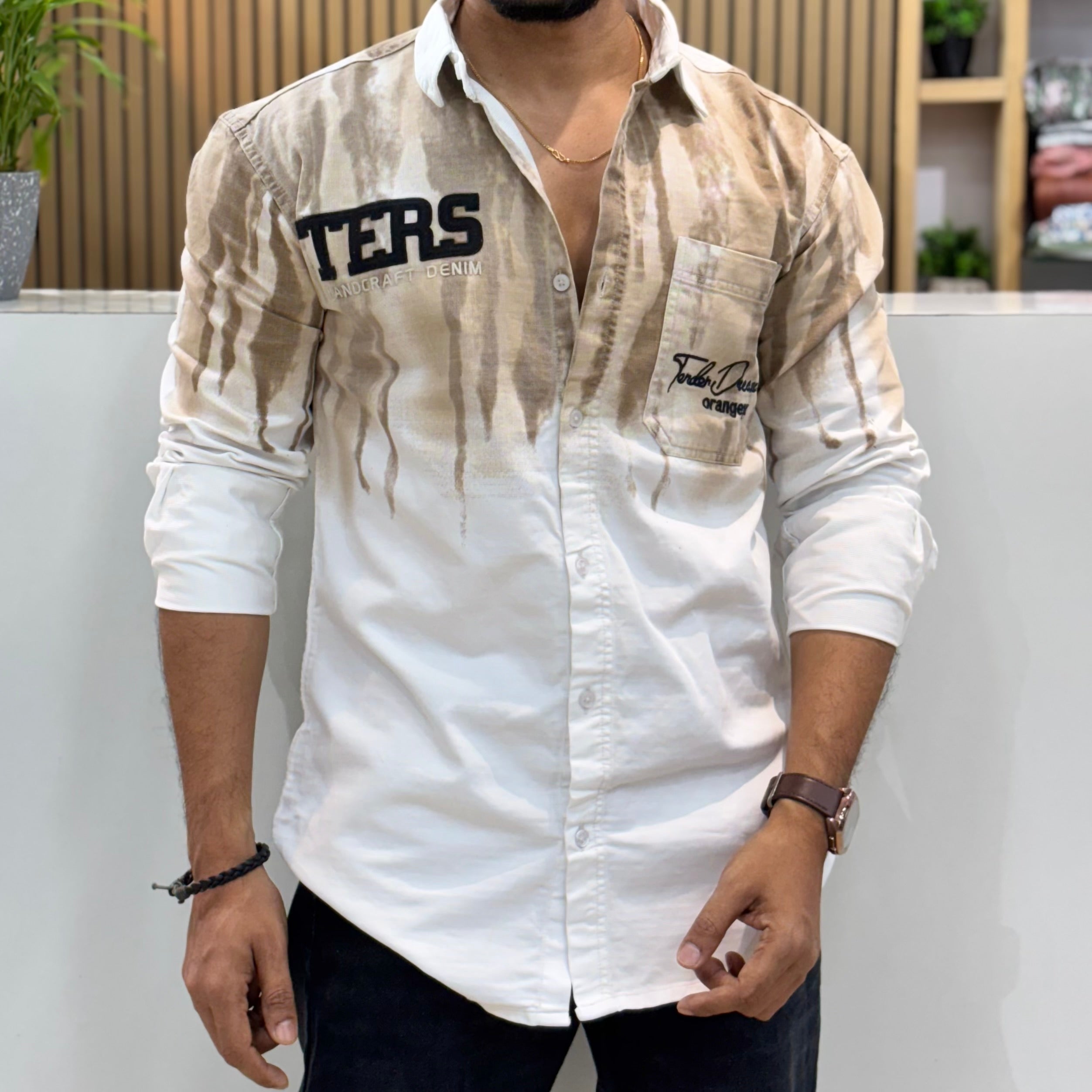 Premium Tie-Dye Casual Shirt