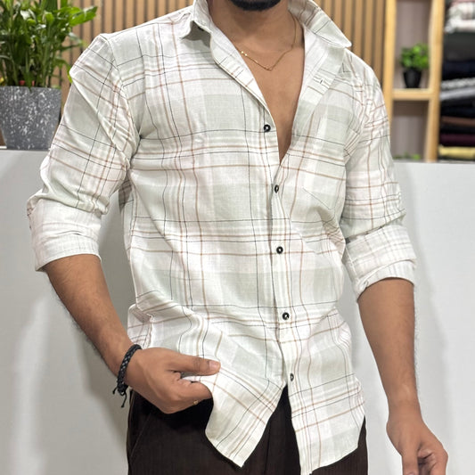 Cotton Check Shirt