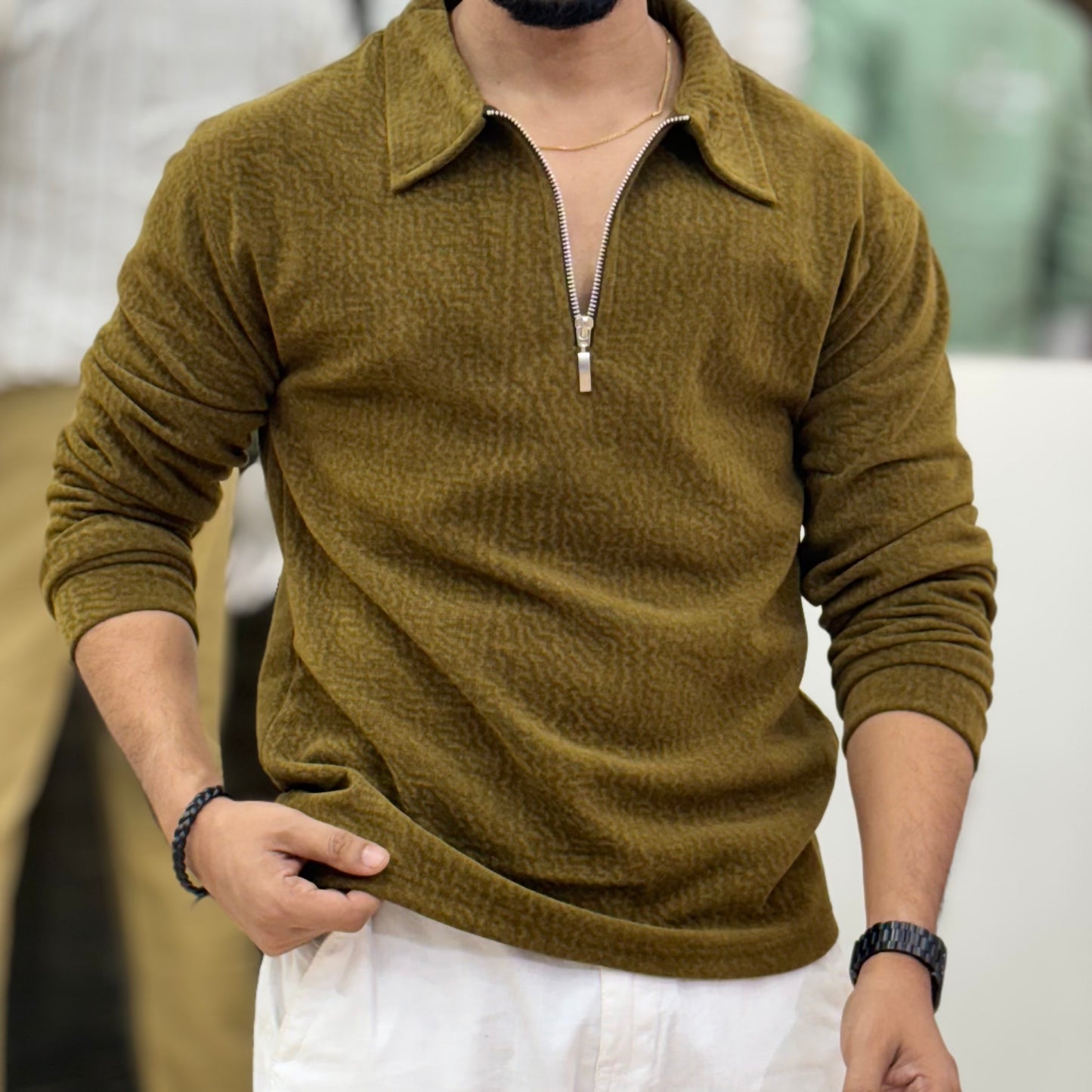 IMP Zipper Full Sleeves T-shirt