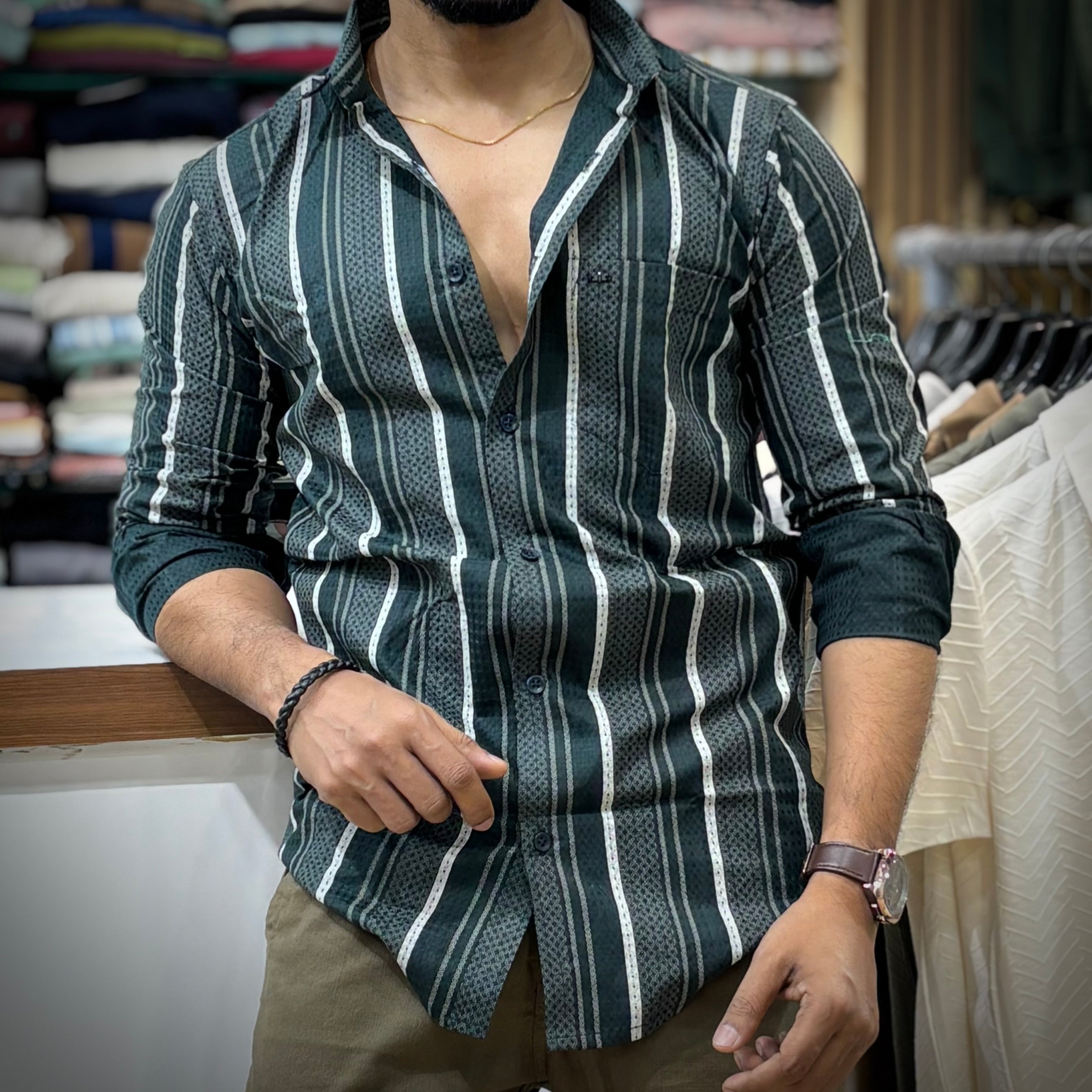 Striped Casual Shirt